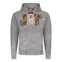 Cloud Rock pomeranian christmas joy Vintage Hoodie - RanaPortraitStore
