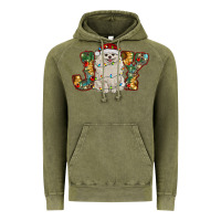 Vintage Olive pomeranian christmas joy Vintage Hoodie - RanaPortraitStore