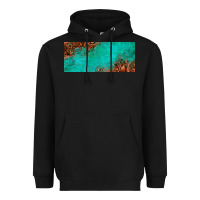 Black tooled leather turquoise glitter 11oz mug Heavyweight Hoodie - Jasminsmagicworld