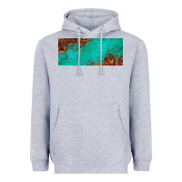 Heather Grey tooled leather turquoise glitter 11oz mug Heavyweight Hoodie - Jasminsmagicworld