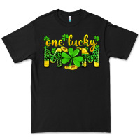 Black one lucky mom Premium Tee - Zillion Design Studio