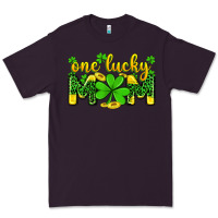 Plum one lucky mom Premium Tee - Zillion Design Studio