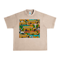French Oak school bus cactus sunflower Urban Heavy Tee - Artiststas