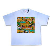 Grape Ice school bus cactus sunflower Urban Heavy Tee - Artiststas