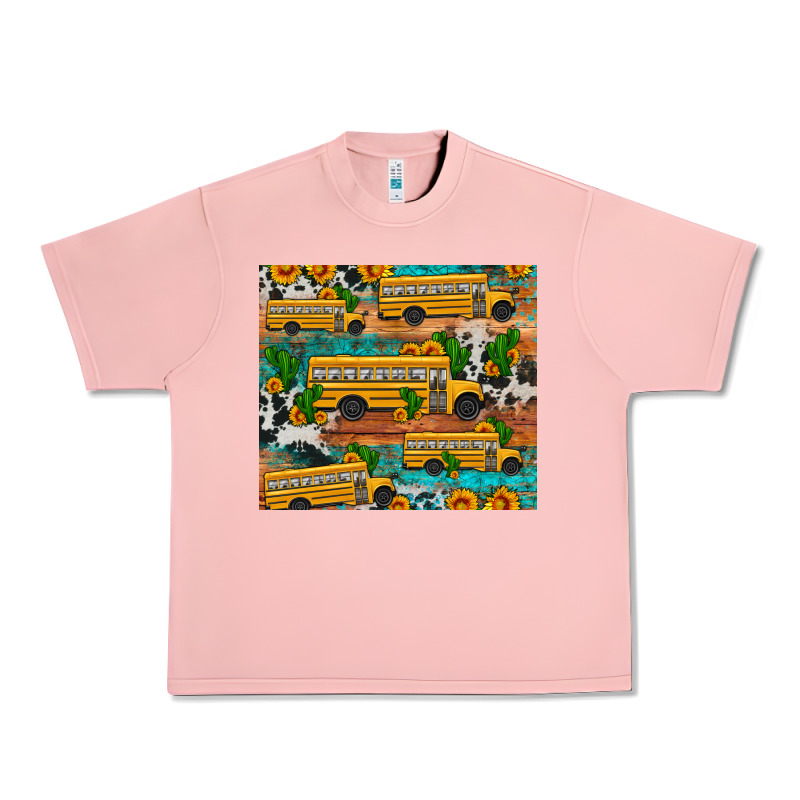 School Bus Cactus Sunflower Urban Heavy Tee by Artiststas | Teevron