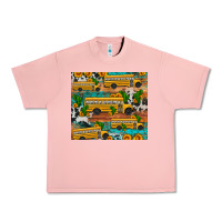 Salmon school bus cactus sunflower Urban Heavy Tee - Artiststas