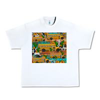 White school bus cactus sunflower Urban Heavy Tee - Artiststas