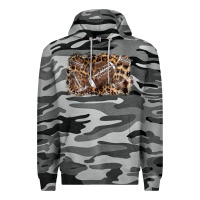 Slate Camo Football background leopard Premium Hoodie - NancyCooperArtShop