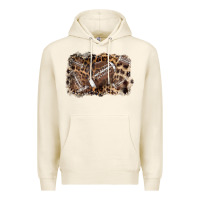 Tofu Football background leopard Premium Hoodie - NancyCooperArtShop