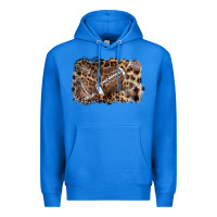 True Royal Football background leopard Premium Hoodie - NancyCooperArtShop