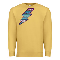 Antique Gold Purple Border Aztec Pattern Lightning Premium Sweatshirt - Bettercallsaul