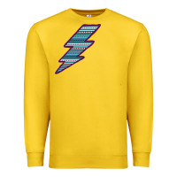 Lemon Purple Border Aztec Pattern Lightning Premium Sweatshirt - Bettercallsaul