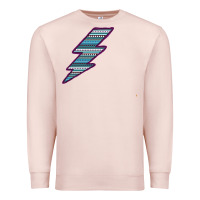 Pale Pink Purple Border Aztec Pattern Lightning Premium Sweatshirt - Bettercallsaul