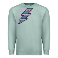 Seafoam Purple Border Aztec Pattern Lightning Premium Sweatshirt - Bettercallsaul