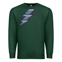 Sports Green Purple Border Aztec Pattern Lightning Premium Sweatshirt - Bettercallsaul