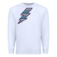 White Purple Border Aztec Pattern Lightning Premium Sweatshirt - Bettercallsaul