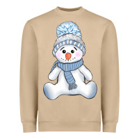 Mushroom winter snowman Heavyweight Sweatshirt - AdoDesignShop