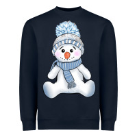 Navy winter snowman Heavyweight Sweatshirt - AdoDesignShop