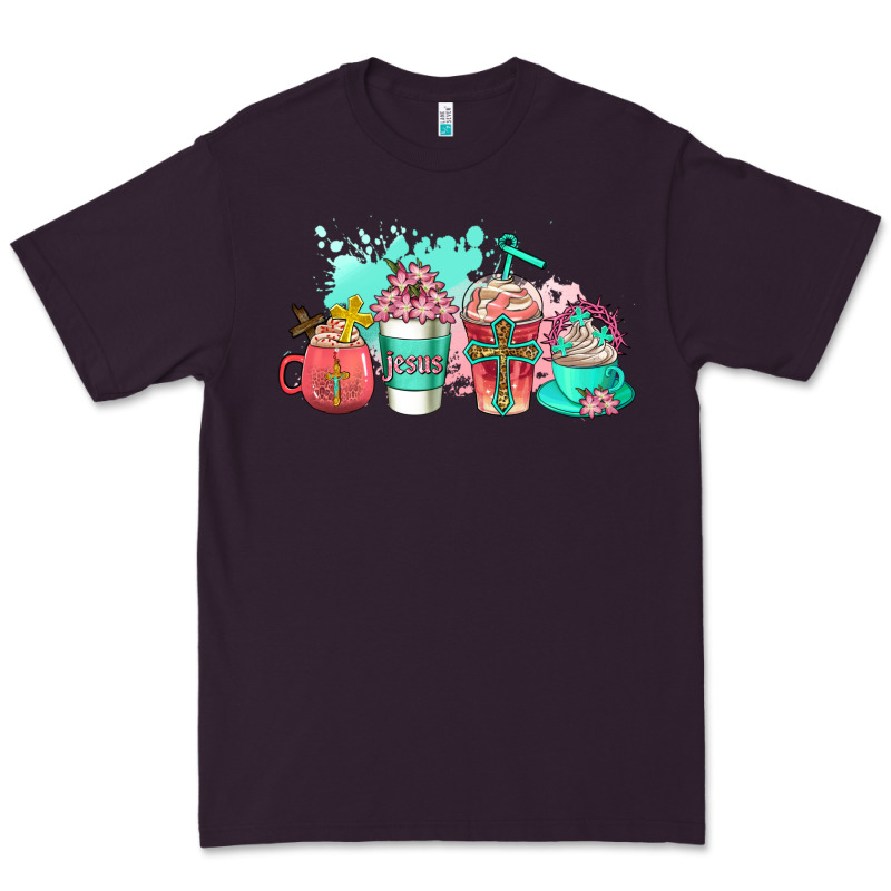 Religious Coffee Cups Premium Tee by AdoDesignShop | Teevron