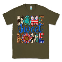 Army Green Home Sweet Home Classic Tee - LillyAllenDesigns