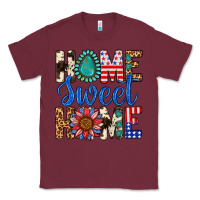 Burgundy Home Sweet Home Classic Tee - LillyAllenDesigns