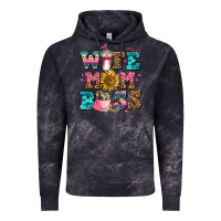 Cloud Black wife mom boss Vintage Hoodie - AdoDesignShop