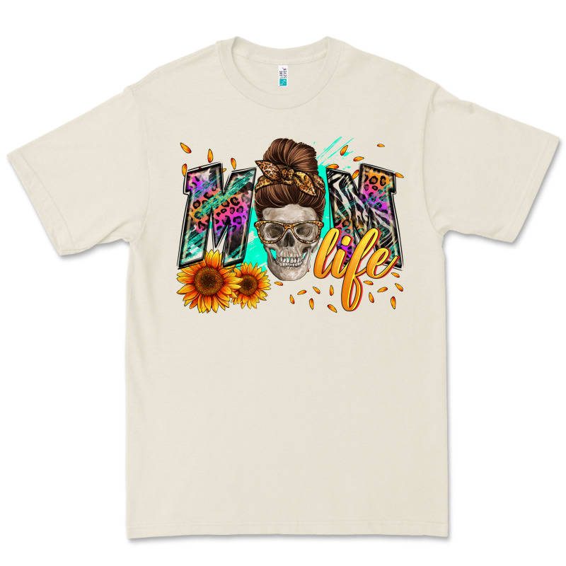 Mom Life With Skull Premium Tee by Zillion Design Studio | Teevron