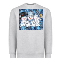 Heather Grey snowman tumbler Heavyweight Sweatshirt - AdoDesignShop