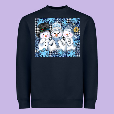 Snowman Tumbler Heavyweight Sweatshirt Designed By Adodesignshop