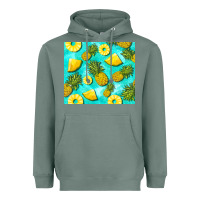 Sage blue pineapple Heavyweight Hoodie - BarkalooDesign