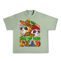 Oil Green mexican day of the dead Urban Heavy Tee - AdoDesignShop