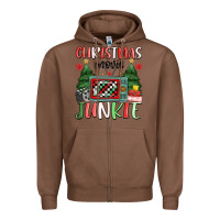 Chestnut Christmas movie junkie Zipper Hoodie - MaliasSmallBusiness