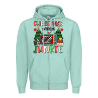 Christmas Movie Junkie Zipper Hoodie | Teevron