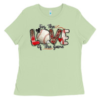 Matcha for the love of the game baseball Ladies Tee - Zillion Design Studio