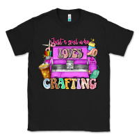Black Just A Girl Who Loves Crafting Classic Tee - CowhideDigitalArt