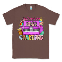 Chestnut Just A Girl Who Loves Crafting Classic Tee - CowhideDigitalArt
