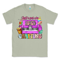 Matcha Just A Girl Who Loves Crafting Classic Tee - CowhideDigitalArt