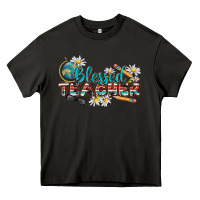 Asphalt blessed teacher Heavy Core Tee - texasbilliewilder