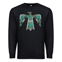 Black Cowhide Aztec Thunderbird Premium Sweatshirt - Bettercallsaul
