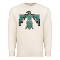 Sandshell Cowhide Aztec Thunderbird Premium Sweatshirt - Bettercallsaul