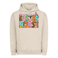 Pigment French Oak Easter nurse Easter Day Urban Hoodie - HowdyJamesFarm