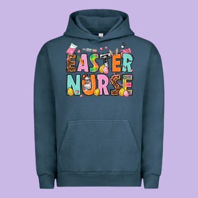 Easter Nurse Easter Day Urban Hoodie Designed By Howdyjamesfarm