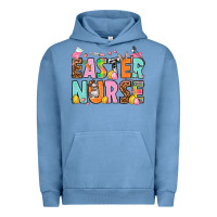 Pigment Pebble Blue Easter nurse Easter Day Urban Hoodie - HowdyJamesFarm