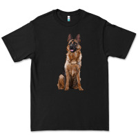 Black german shepherd Premium Tee - RanaPortraitStore