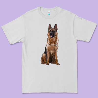 German Shepherd Premium Tee Designed By Ranaportraitstore