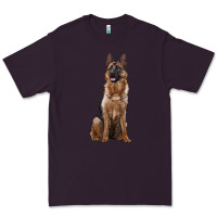 Plum german shepherd Premium Tee - RanaPortraitStore