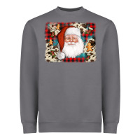 Storm cowhide santa cookie socks background Heavyweight Sweatshirt - AdoDesignShop