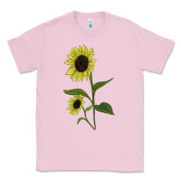 Bubblegum Pink Buttercream Sunflower Classic Tee - LillyAllenDesigns