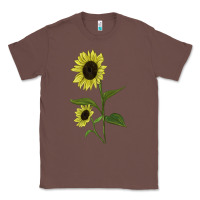 Chestnut Buttercream Sunflower Classic Tee - LillyAllenDesigns
