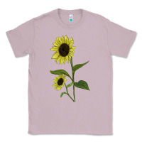 Lilac Buttercream Sunflower Classic Tee - LillyAllenDesigns